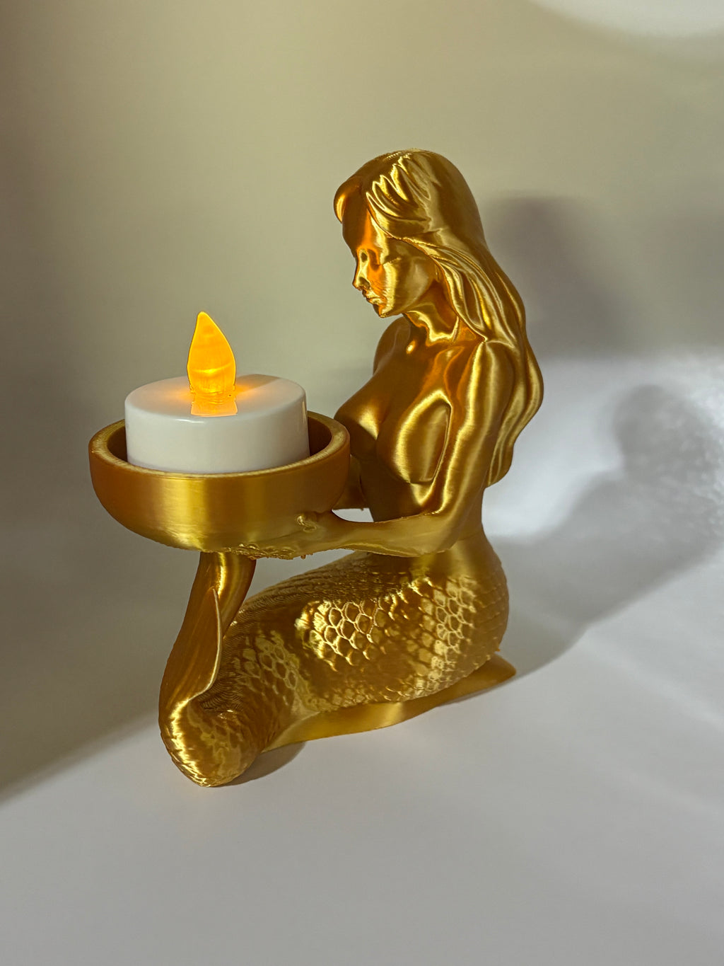 Mermaid Tea Candle Holder